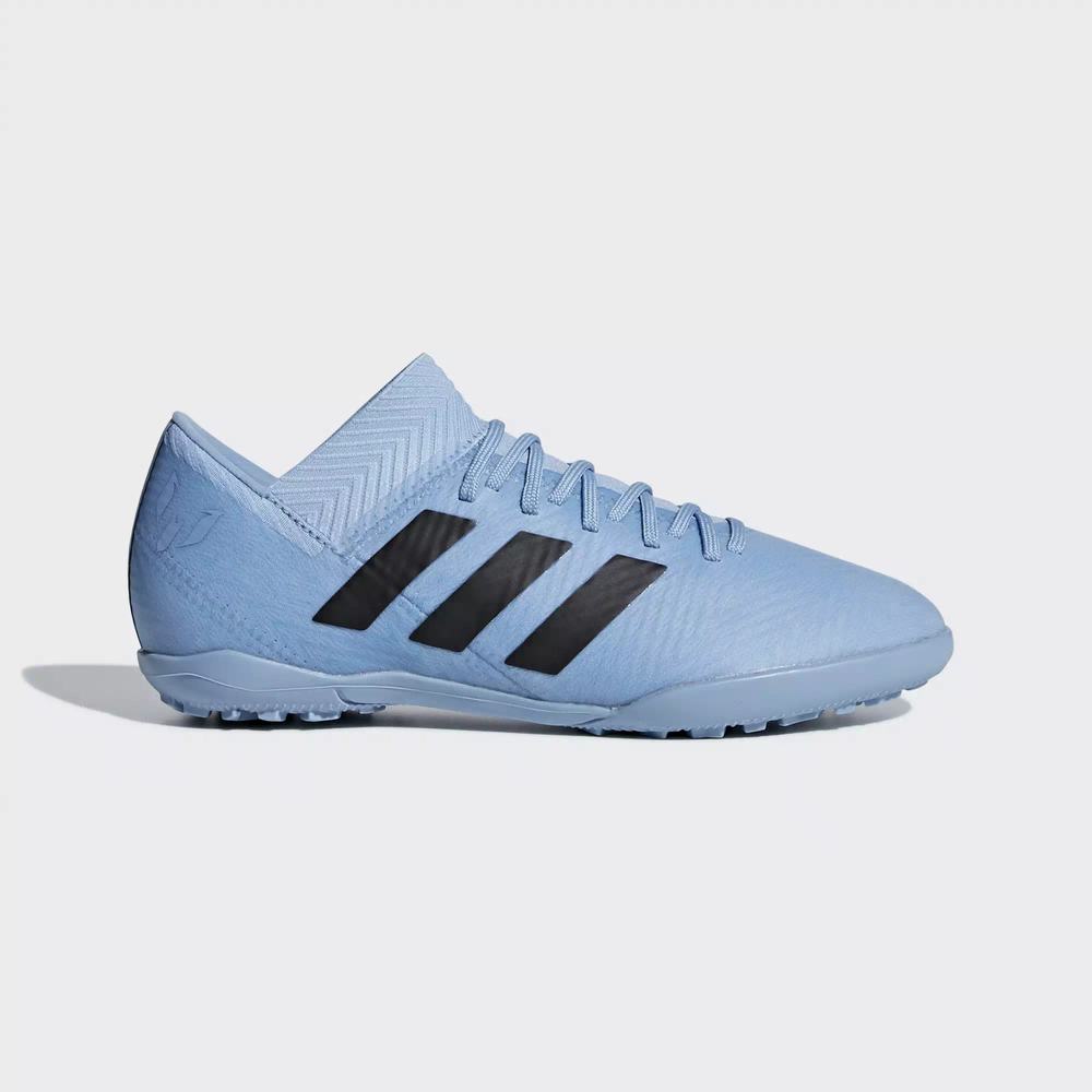 Adidas Nemeziz Messi Tango 18.3 Turf Tenis De Futbol Azules Para Niña (MX-34433)